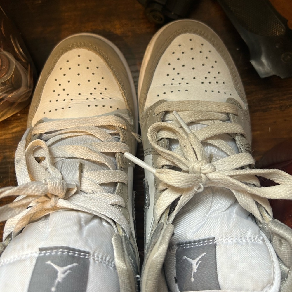Jordan Kids Sneakers - Gray and White